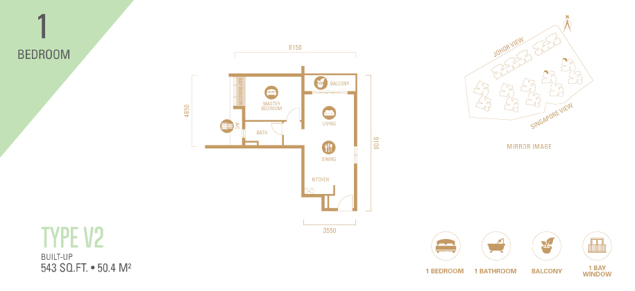 1-bedroom-typeV2 2