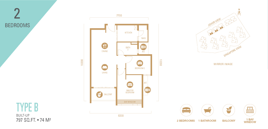2-bedroom-type-B 2